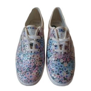 Kate spade X Keds daisy garden glitter sneakers